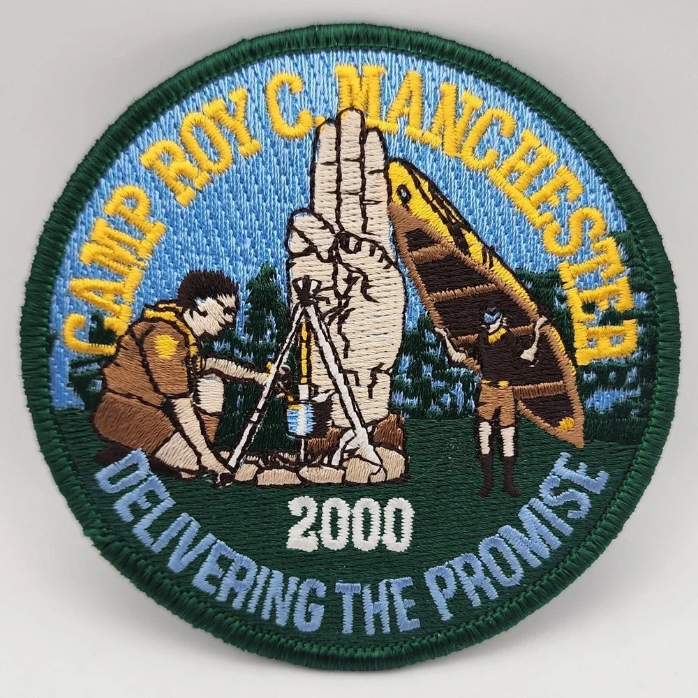 2000‎ Camp Roy C. Manchester Delivering The Promise patch BSA